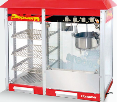 Maquina de Pororo con Exhibidor - Consumer