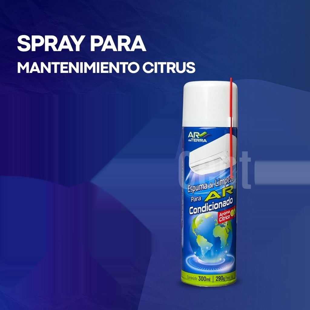 Spray Limpiador para Aire Acondicionado Aroma Cítrico 300 ml - AR da Terra