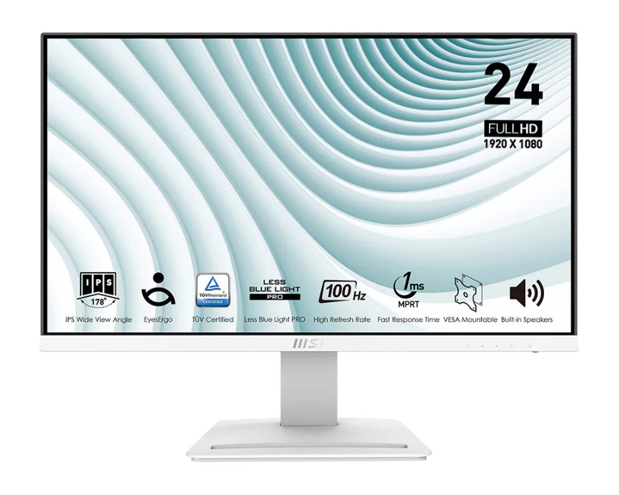 Monitor MSI Pro MP243W 23.8" Full HD IPS 144Hz / 1ms (blanco)