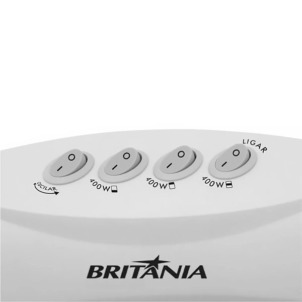 Calefactor Britânia AB 1200 1.200W termostato