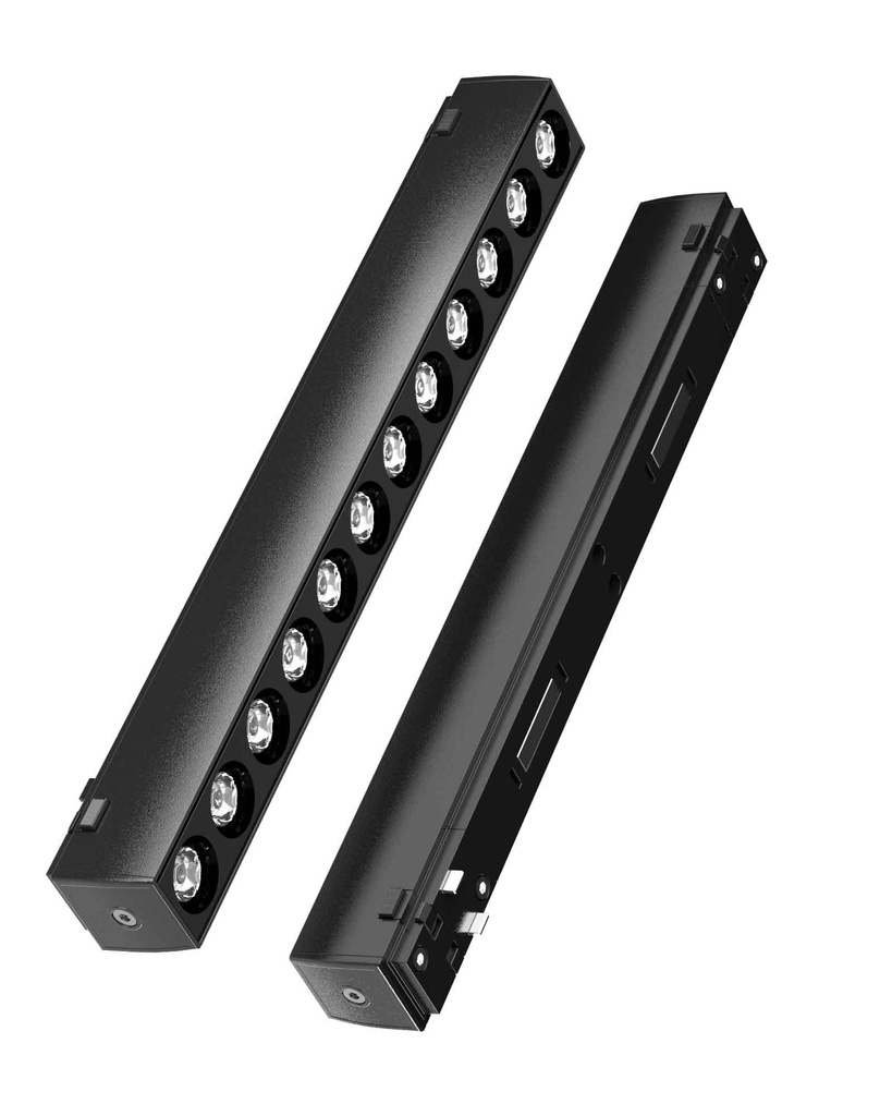 Artef LED Magnetico 12W 840LM 3000K Negro Magslim Venlo - Zaga