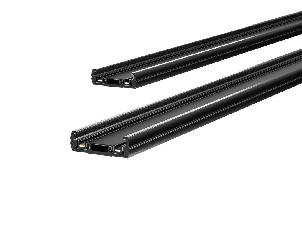Riel Electr Alum 1MT Negro Magnetico Magslim - Zaga