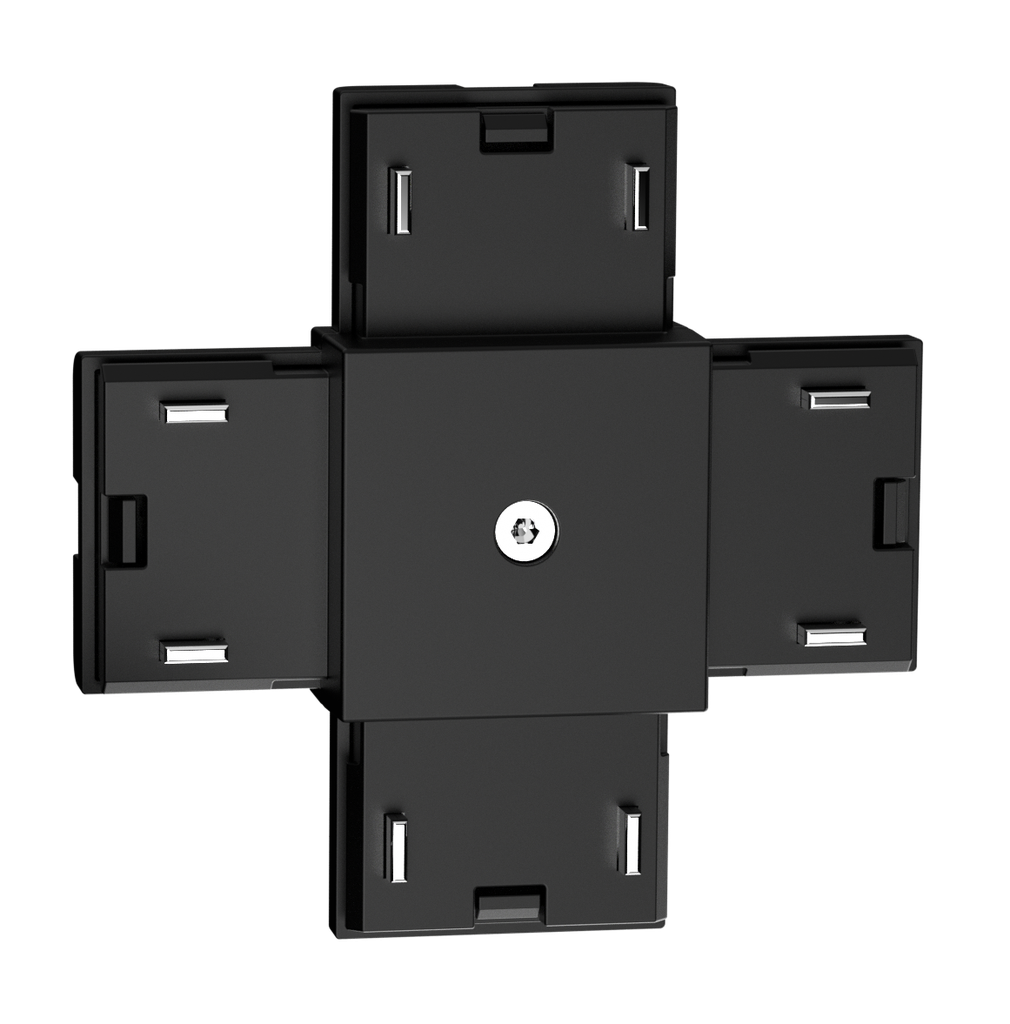 Union X Para Riel Magnetico Negro Magslim - Zaga