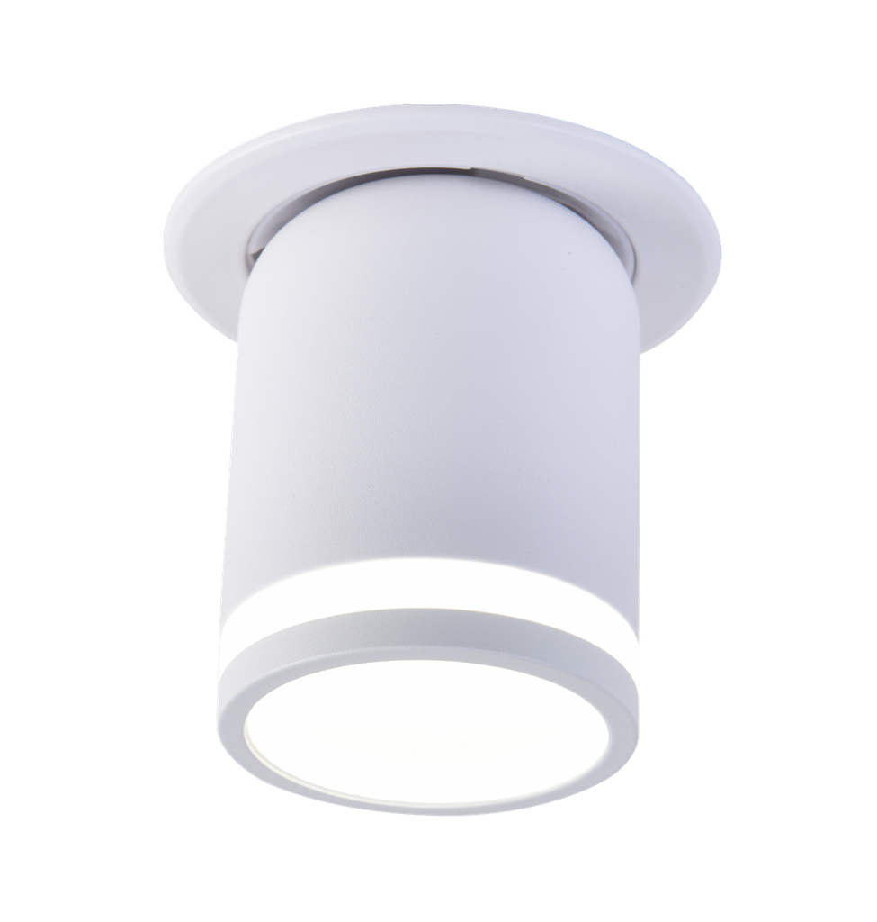 Artefacto LED Emb Techo Circ Fijo 9W Luz Calida Negro Misioner - Zaga
