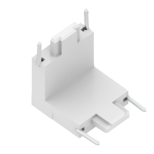 Union L Vertical Para Riel Magnetico Blanco Nixx Minitrak - Zaga