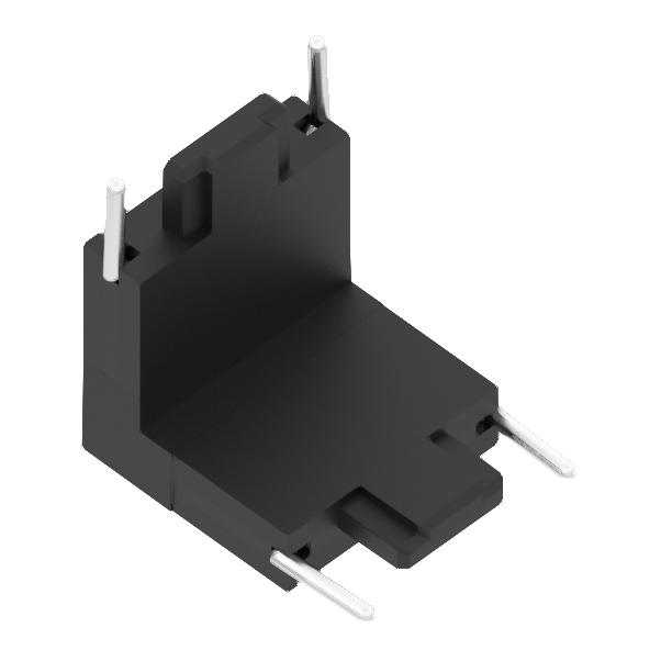Union L Vertical Para Riel Magnetico Negro Nixx Minitrak - Zaga