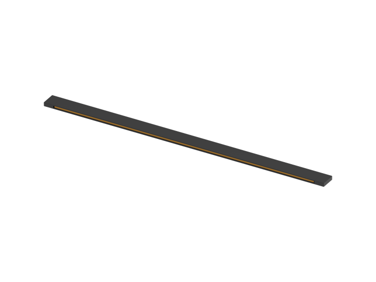 Riel Magnetico 1MT Negro Nixx Minitrak - Zaga