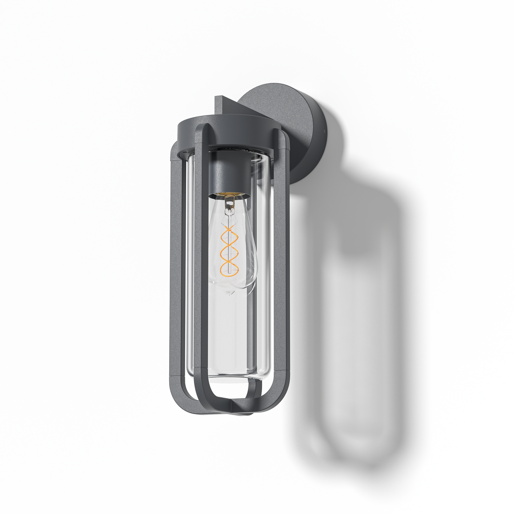 Aplique De Pared E27 Gris Oscuro Andromeda Zaga