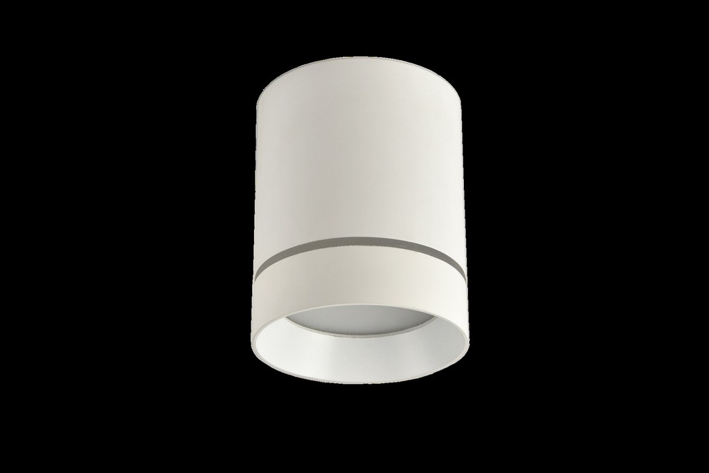 Artefacto De Adosar Techo Dicro GU10 Circ Fijo Blanco Dion - Zaga