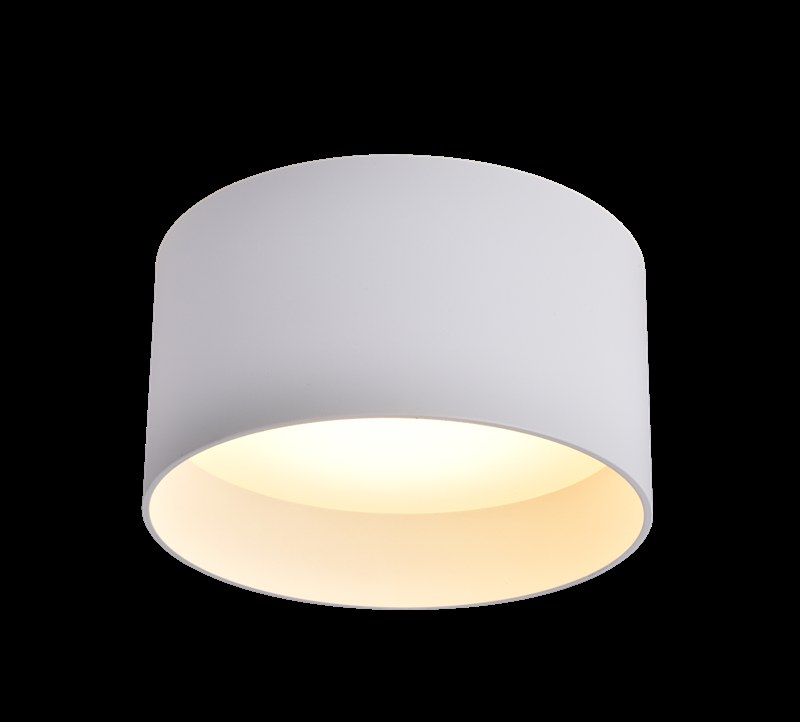 Artefacto LED De Adosar Techo Circ Fijo 12+4W Luz Calida Blanco Percy - Zaga