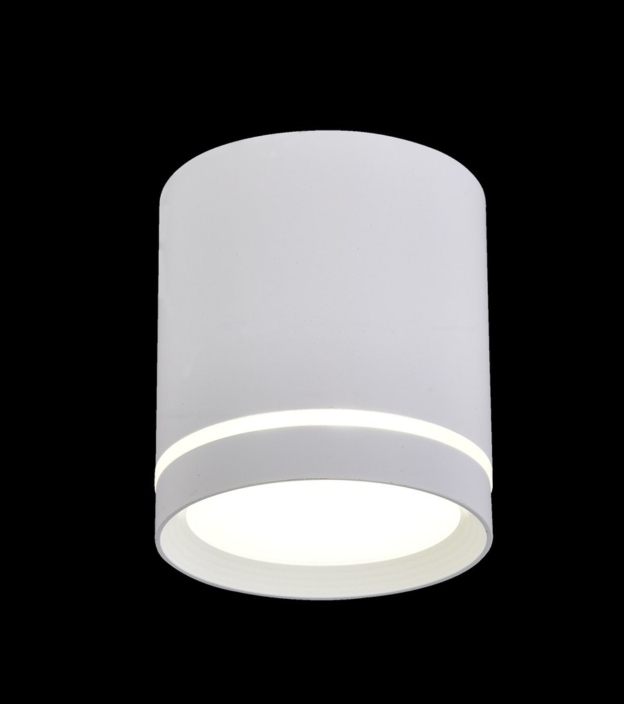 Artefacto LED De Adosar Techo Circ Fijo 5W Luz Calida Blanco Mael - Zaga