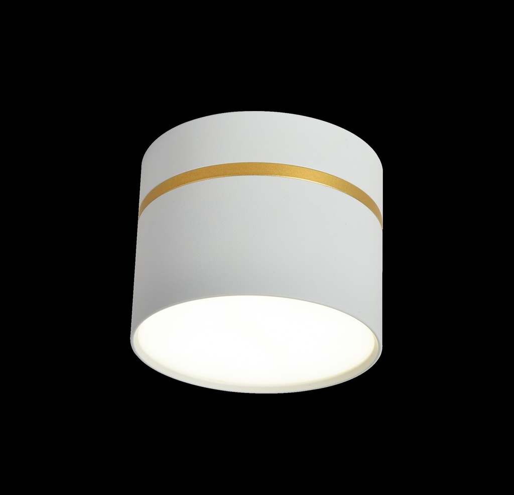 Artefacto LED De Adosar Techo 7W Luz Calida Blanco Pascal - Zaga