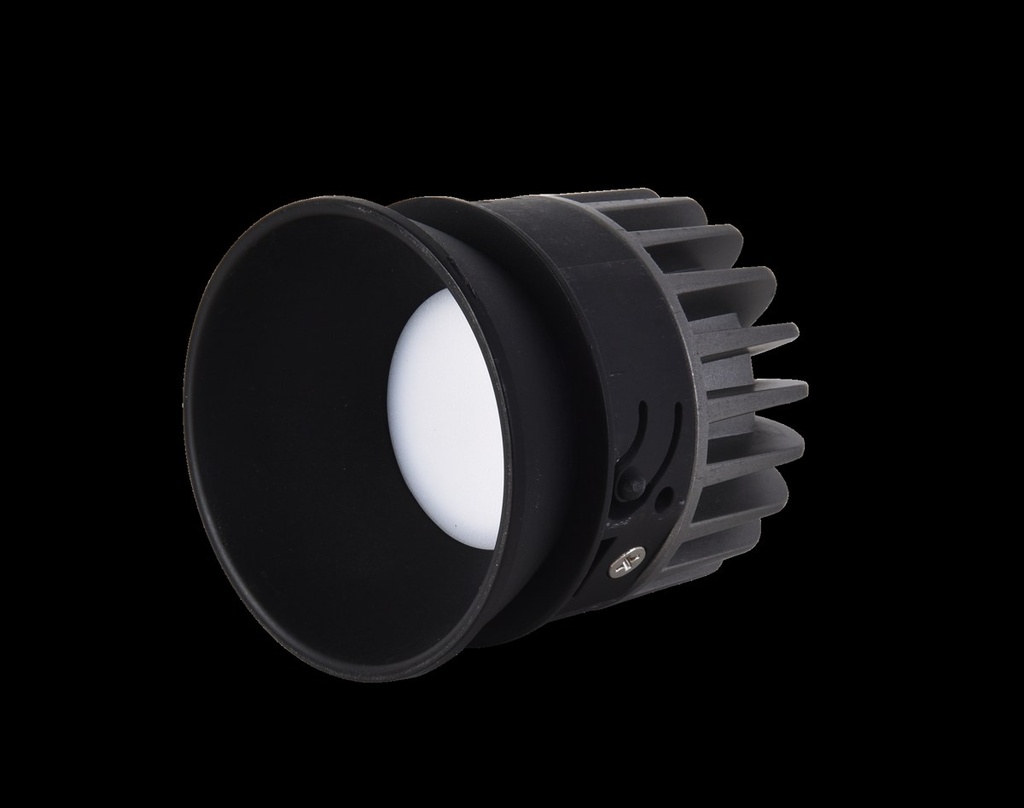 Modulo LED P/ Spot 6W 244LM Luz Calida Fijo Negro Gable - Zaga
