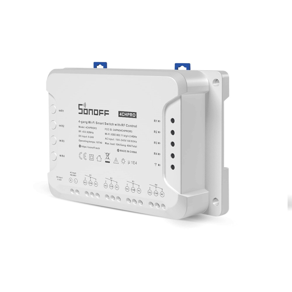 Actuador WIFI Rf 04 Modulos 4CHPROR3 - Sonoff