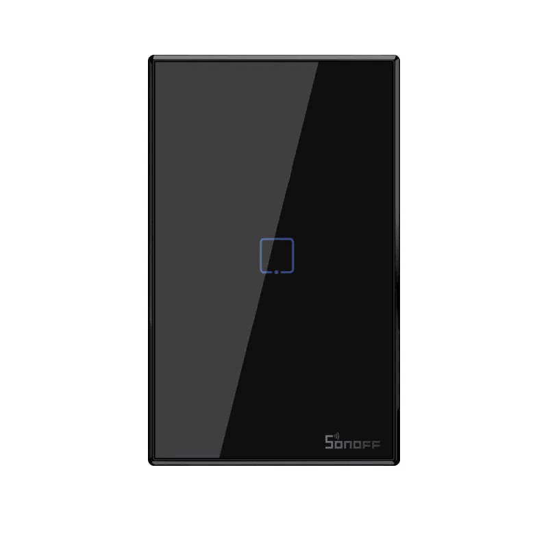 Interruptor WIFI 01 Modulo Tactil Negro T3us1c - Tx - Sonoff