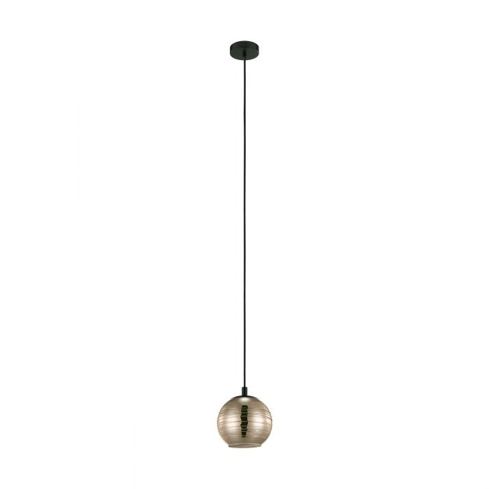 Colgante Lemorieta E27 De 1 Luz Dorado/negro Eglo