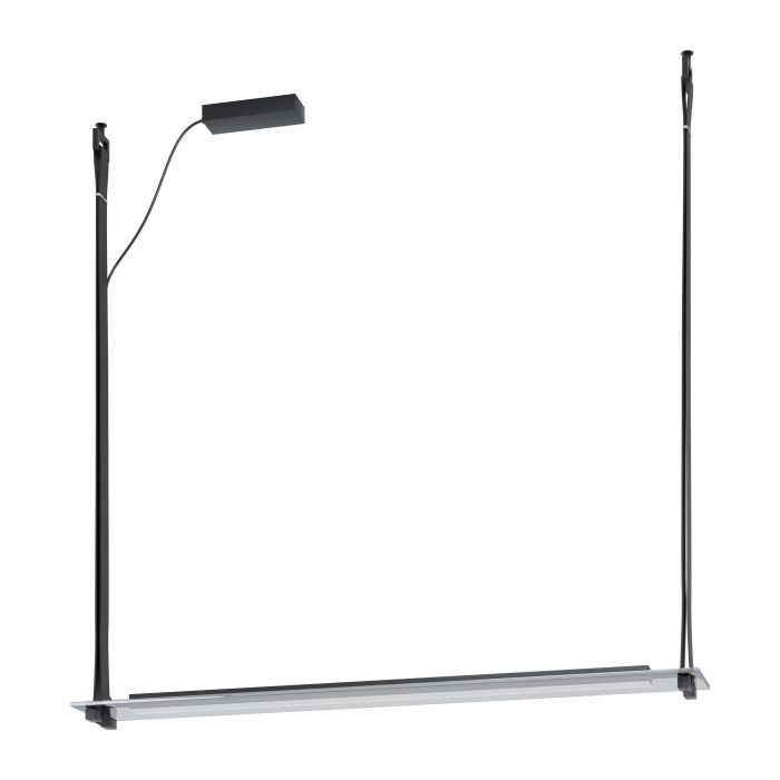 Colgante Pravomera De 1 Luz C/ Lamp LED 36W Calida/neutra/fria Negro Eglo