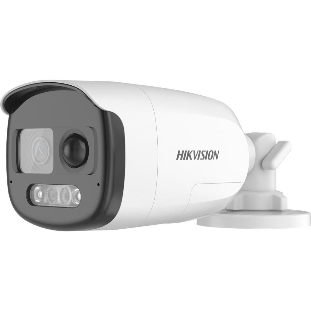 Camara Colorvu Turbo Bullet 2MP C/mic/estrobo/sirena Ds - 2CE12DF3T - Pirxos - Hikvision