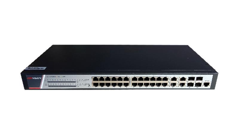 Switch POE De 24 Puertos Ds - 3E2528P - Hikvision