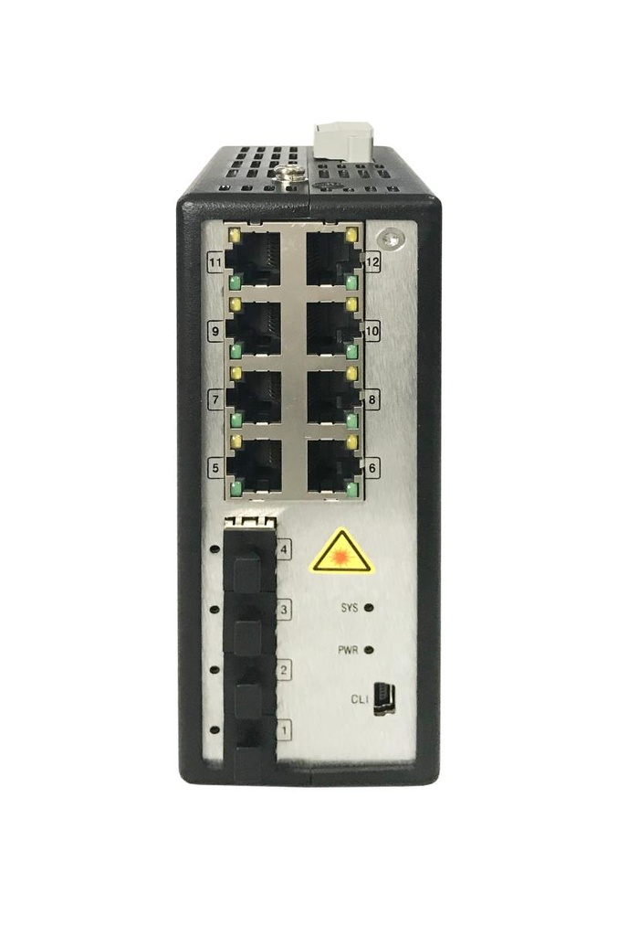 Switch POE De 8 Puertos Ds - 3T3512P - Hikvision