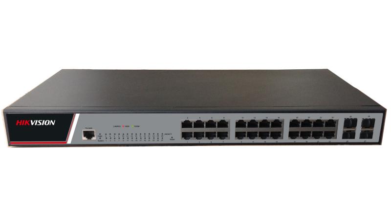 Switch 28 Puertos Admin Ds - 3E2528(B) - Hikvision
