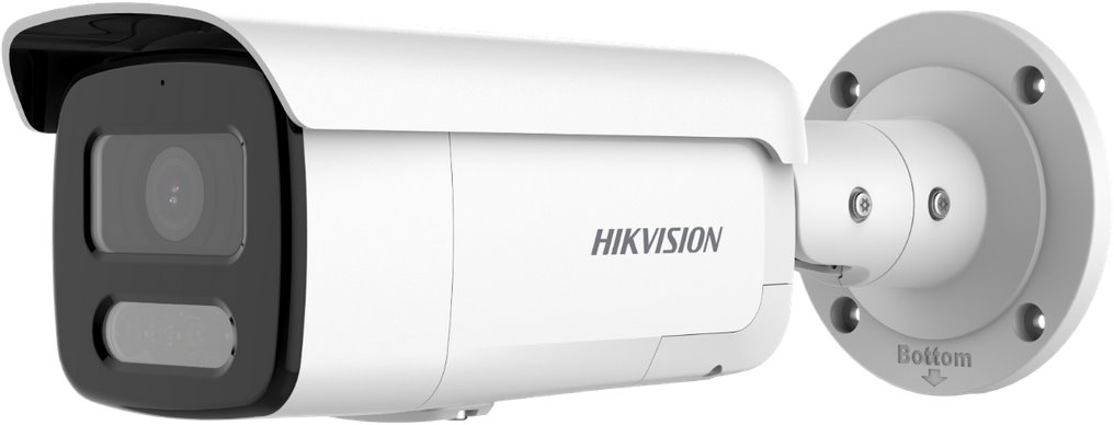 Camara Colorvu Acusense Ip Bullet 4MP C/mic/estrobo Ds - 2CD2T47G2 - Isu/sl - Hikvision