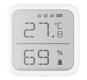 Alarma Wireless Sensor De Temperatura Ds - Pdtph - E - Wb - Hikvision