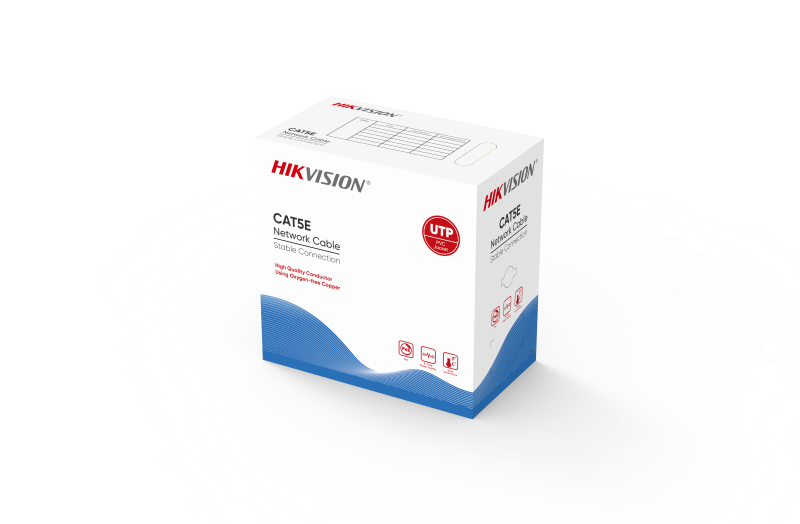 Ccable U/utp 4 Pares Cat5e Interior Gris Ds - 1LN5EUEC0 - Hikvision