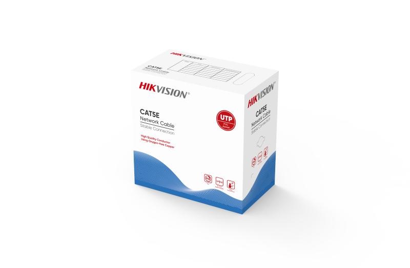 Cable U/utp 4 Pares Cat5e Interior Gris Ds - 1LN5E - E/e - Hikvision