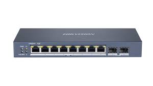 Switch POE Adm. De 08 Puertos Giga + 2SFP Ds - 3E1510P - Si - Hikvision