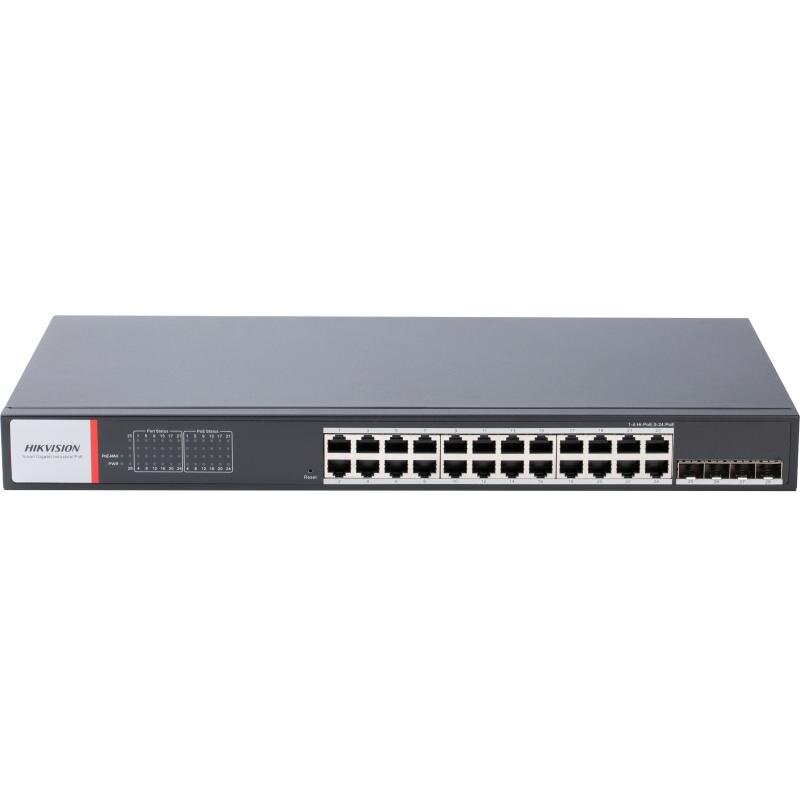 Switch POE Industrial Admin 24P Rj45 + 04P Sfp Ds - 3T1528HP - Si - 24P4F - Hikvision