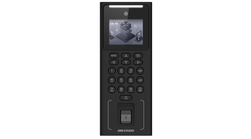 Terminal De Reconocimiento Facial Y Huella C/ Bateria Ds - K1t321mfwx - B - Hikvision
