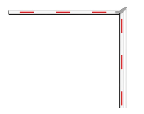 Barrera Vehicular Brazo Articulado 1.5m+1.5m Ds - Tmg002 - 3D(1.5m+1.5m) - Hikvision
