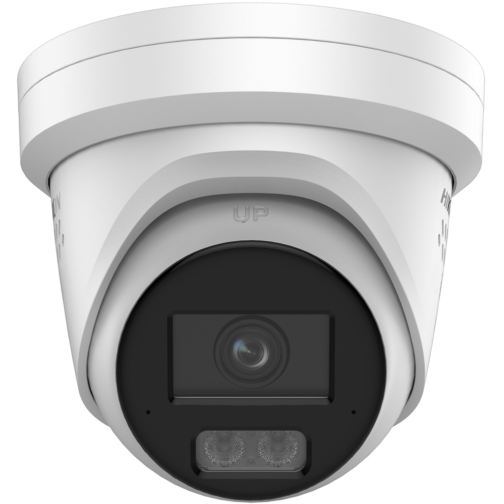 Camara Turret Ip 4MP Colorvu Luz Hibrida Con Sirena Ds - 2CD2347G3 - Lis2uy/srb - Hikvision