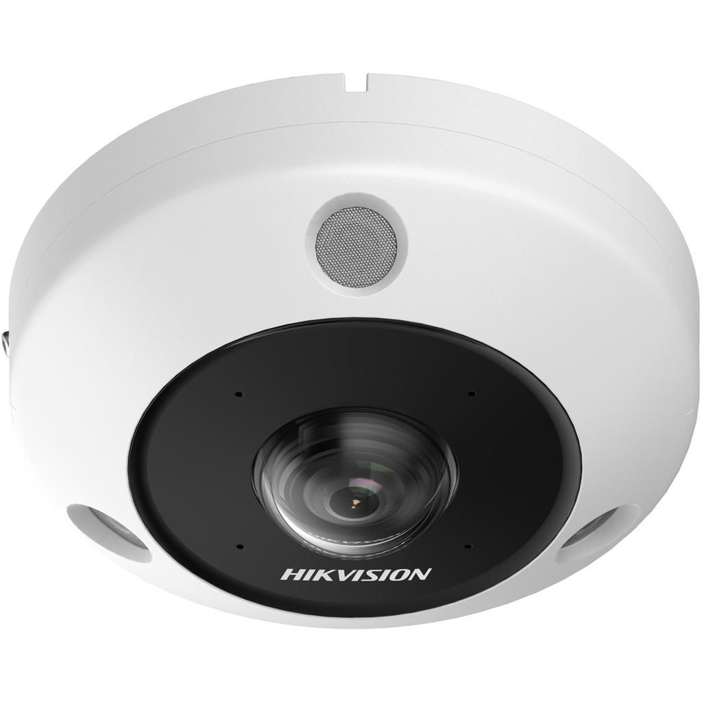 Camara Ip Fisheye 12MP IR Antivandalica C/ Mic Ds - 2CD63C5G1 - Ivs - Hikvision