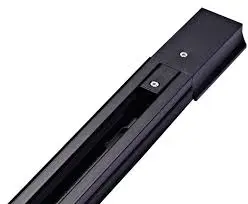 Riel Electrico de Aluminio 2 Circuitos 2 Metros Negro - 7694 PIX