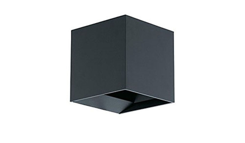 Aplique Bidir Calpino De 2 Luces C/ Lamp LED 2X3.3W Calida Negro Eglo