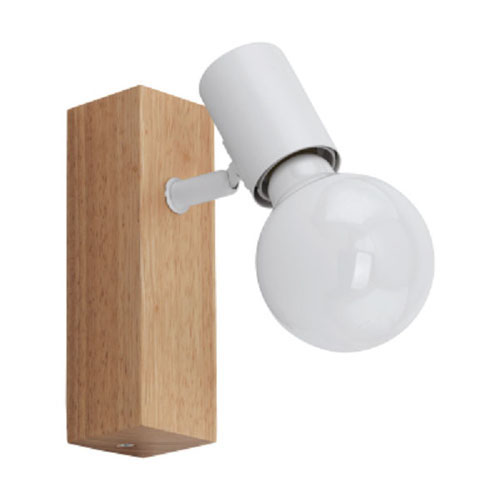 Aplique Townshend 3 E27 De 1 Luz Blanco/madera Eglo