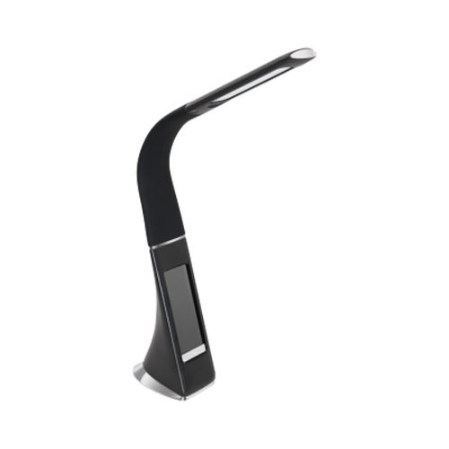 Velador Mesa Cognoli De 1 Luz C/ Lamp LED 3.2W Fria Negro Eglo