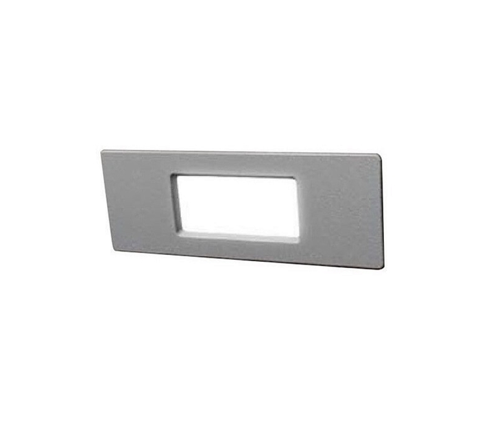 Aplique De Embutir Pared Nina Rx7s De 1 Luz C/ Lamp LED 3,2W Calida/neutra/fria Gris Fumagalli