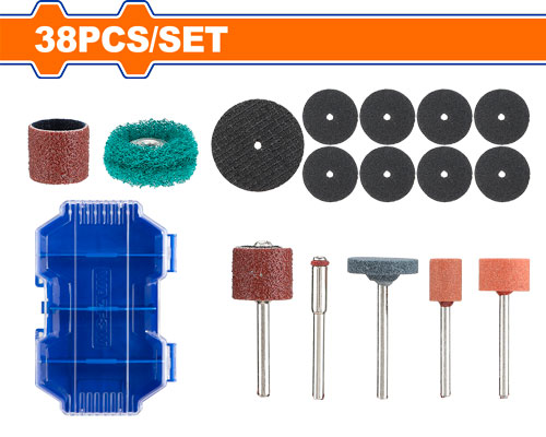 Accesorios Lijado Y Rectificado P/ Rectificadora (38 Pzs) - Wadfow