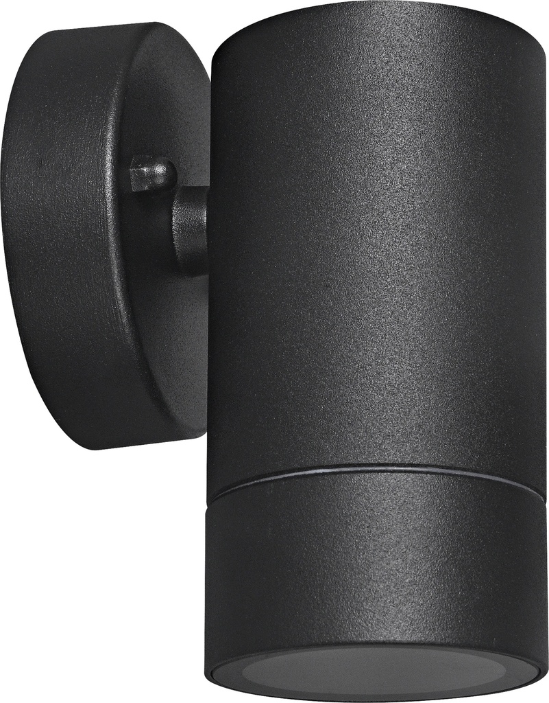 Aplique De Adosar Pared Unidireccional Dicro Negro Argo