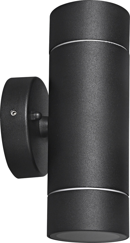 Aplique De Adosar Pared Bidireccional Dicro Negro Argo