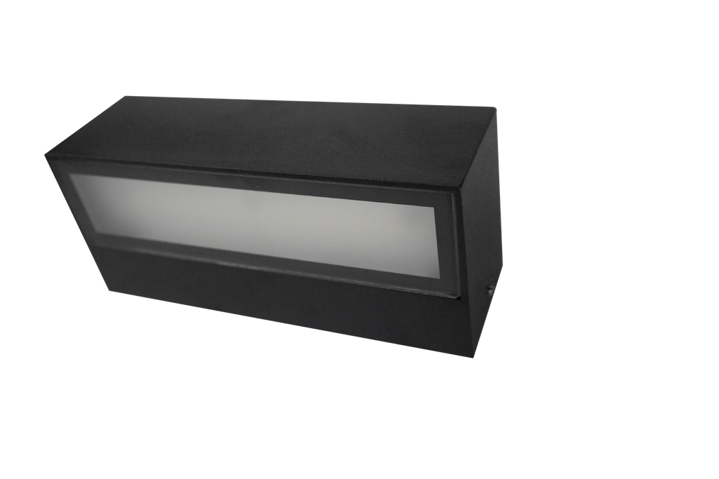 Aplique Bidireccional LED 8W Luz Cálida Negro Argo