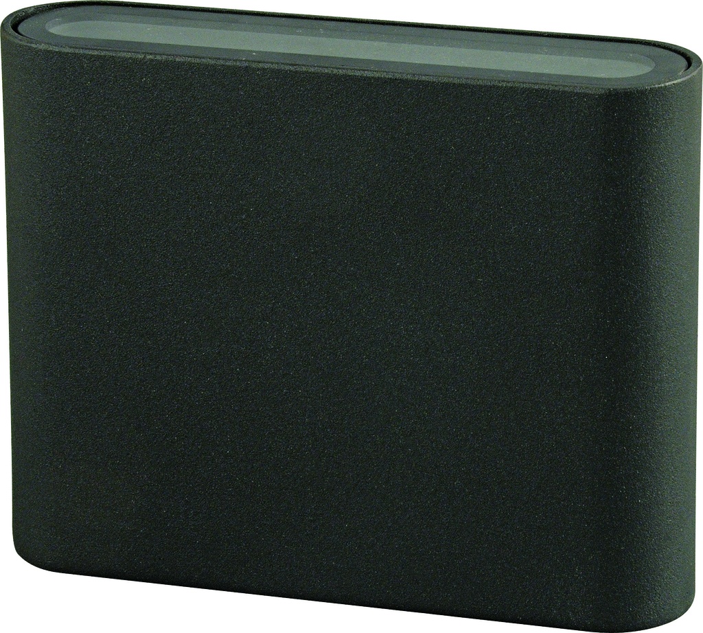 Aplique Bidireccional LED 6W Luz Calida Negro Argo