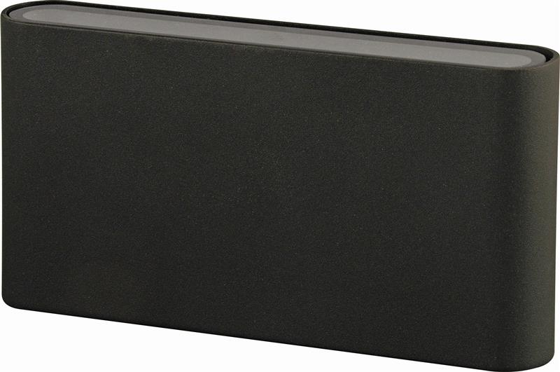 Aplique Bidireccional LED 12W Luz Calida Negro Argo