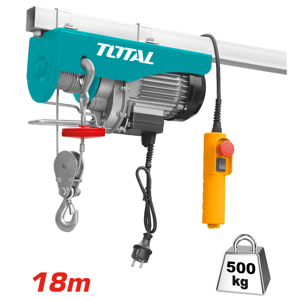 Aparejo Electrico 900W 18MTS - Total