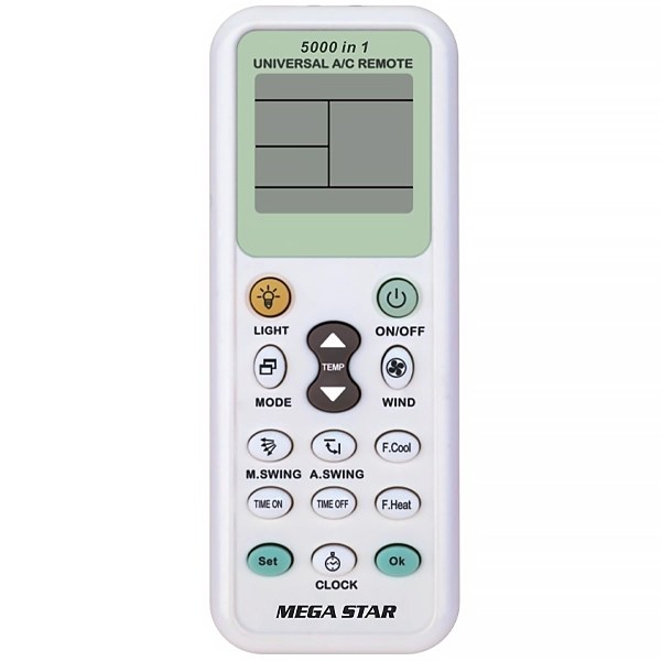 Control Universal para Aire Acondicionado Prosper K-1027E - Blanco