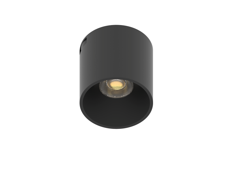 Artef LED Circ P/riel Magnetico 6W 3000/4000/6500K Negro Kum Minitrak - Zaga