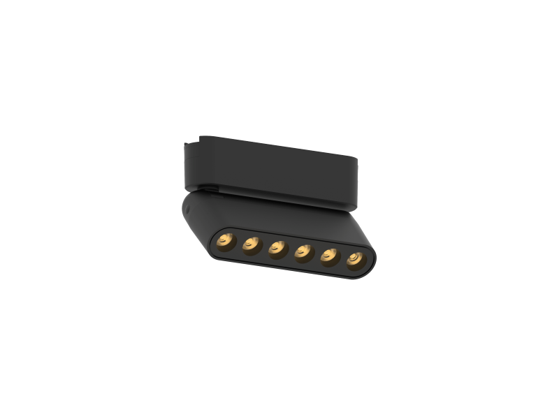 Artef LED Lineal Movil P/riel Magnetico 6W 3000/4000/6500K Negro Flexx Minitrak - Zaga